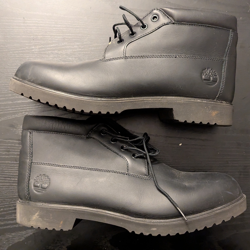 Timberland Men's Dark Leather Boots
